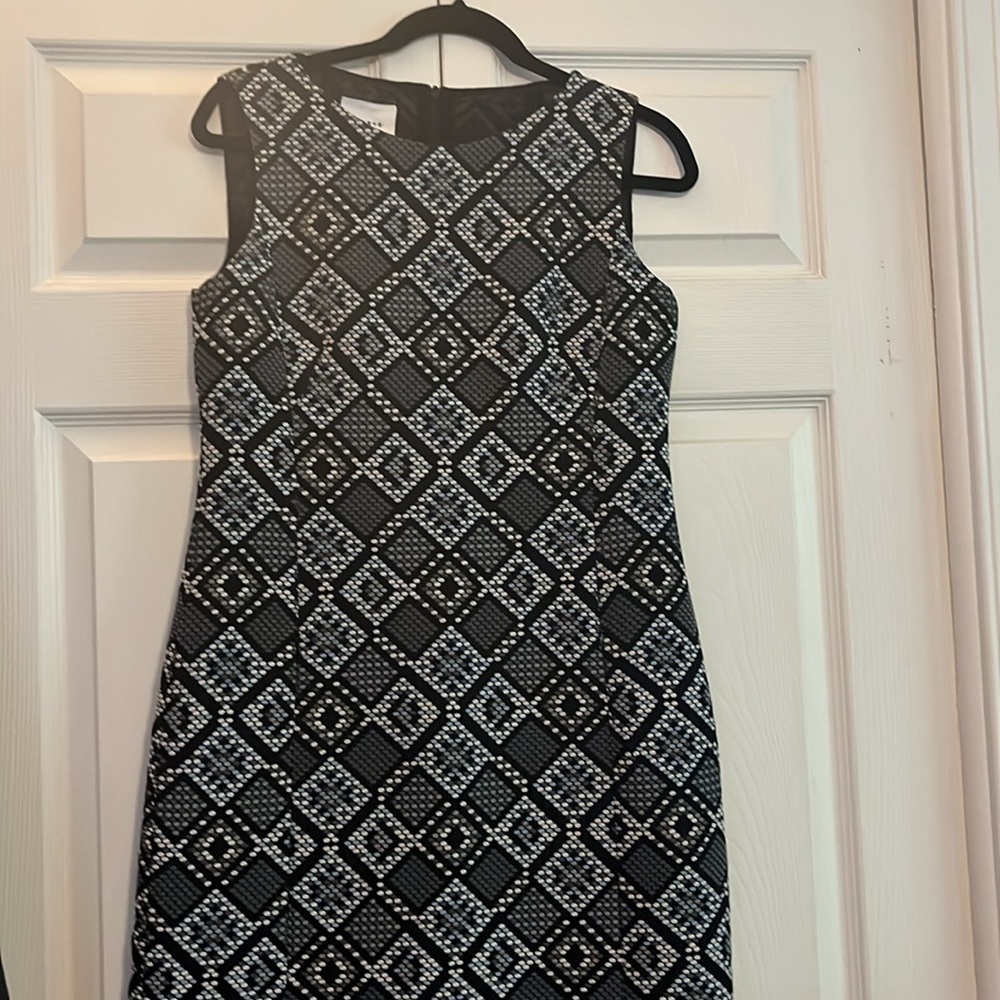 Akirs Punto blue sheath dress. Size 6. - Picture 3 of 9